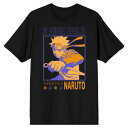 LN^[ TVc F ubN y LICENSED CHARACTER NARUTO ANIME CHARACTER TEE / BLACK z Yt@bV gbvX Jbg\[