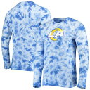 Y X[u TVc F u[ j[G T[X  y NEW ERA ROYAL LOS ANGELES RAMS TIE-DYE LONG SLEEVE T-SHIRT / LAR BLUE z Yt@bV gbvX Jbg\[