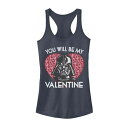 キャラクター タンクトップ スターウォーズ 【 LICENSED CHARACTER STAR WARS YOU WILL BE MY VALENTINE DARTH VADER TANK TOP / 】 キッズ ベビー マタニティ トップス Tシャツ カットソー