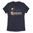 LN^[ OtBbN TVc F lCr[ y LICENSED CHARACTER HARRY POTTER HOGWARTS MOONLIGHT GRAPHIC TEE / NAVY z LbY xr[ }^jeB gbvX Jbg\[