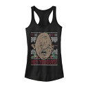 キャラクター クリスマス タンクトップ 【 LICENSED CHARACTER THE GOONIES SLOTH HEY YOU GUYS UGLY CHRISTMAS STYLE TANK TOP / 】 キッズ ベビー マタニティ トップス Tシャツ カットソー