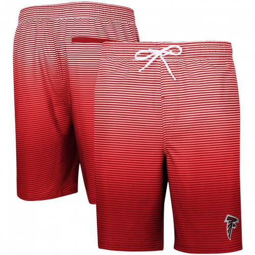 ジースリー 赤 レッド アトランタ ファルコンズ 【 G-III SPORTS BY CARL BANKS RED ATLANTA FALCONS OCEAN SWIM TRUNKS / FAL RED 】 メンズファッション 水着