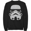 キャラクター ストームトゥルーパー ヘルメット スウェットシャツ トレーナー スターウォーズ 【 LICENSED CHARACTER STAR WARS STORMTROOPER HELMET CHEETAH FILL SWEATSHIRT / 】 メンズファッション トップス