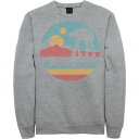 【★Fashion THE SALE★7/12午前10時迄】キャラクター ロゴ スウェットシャツ トレーナー スターウォーズ 【 LICENSED CHARACTER STAR WARS AT-AT SILHOUETTE TITLE LOGO CIRCLE SWEATSHIRT / 】 メンズファッション トップス