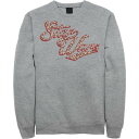 【★Fashion THE SALE★7/12午前10時迄】キャラクター ロゴ スウェットシャツ トレーナー スターウォーズ 【 LICENSED CHARACTER STAR WARS CURSIVE CHEETAH FILL LOGO SWEATSHIRT / 】 メンズファッション トップス