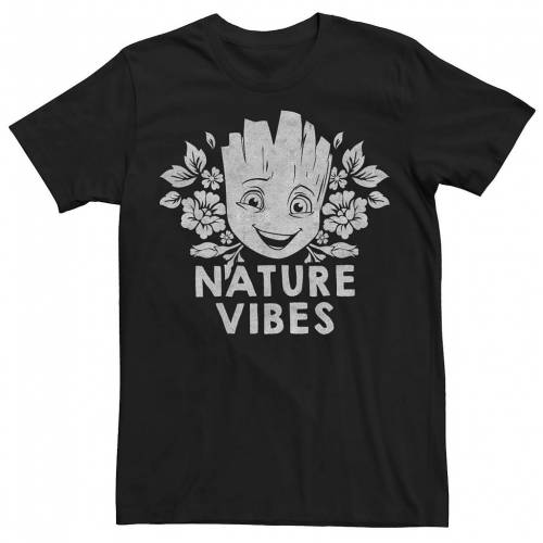 【★Fashion THE SALE★7/12午前10時迄】キャラクター ギャラクシー Tシャツ 【 LICENSED CHARACTER MARVEL GUARDIANS OF THE GALAXY GROOT NATURE VIBES TEE / 】 メンズファッション トップス カットソー