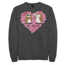【★Fashion THE SALE★7/12午前10時迄】キャラクター スウェットシャツ トレーナー スターウォーズ DON'T 【 LICENSED CHARACTER STAR WARS VALENTINES PORGET SKETCH HEART SWEATSHIRT / 】 メンズファッション トップス