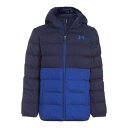 アンダーアーマー UNDER ARMOUR ジャケット パファージャケット 【 S 4-16 Ua Pronto Colorblock Puffer Jacket 】 Midnight Navy