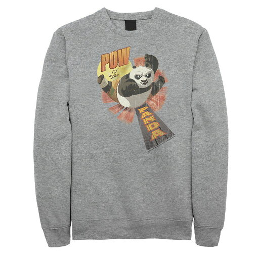 キャラクター アクション スウェットシャツ トレーナー ヘザー 【 LICENSED CHARACTER KUNG FU PANDA POW OF THE ACTION POSE PORTRAIT SWEATSHIRT / ATHLETIC HEATHER 】 メンズファッション トップス キャラクター アクション スウェットシャツ トレーナー ヘザー 【 LICENSED CHARACTER KUNG FU PANDA POW OF THE ACTION POSE PORTRAIT SWEATSHIRT / ATHLETIC HEATHER 】 メンズファッション トップス