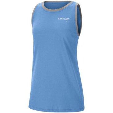 ナイキ NIKE カロライナ ノース ハイ パフォーマンス タンクトップ ノースカロライナ ターヒールズ 【 NIKE CAROLINA BLUE GRAY HIGH NECK 2HIT PERFORMANCE UNC LIGHT 】