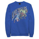 LN^[ ANV XEFbgVc g[i[ y LICENSED CHARACTER MARVEL AVENGERS READY FOR ACTION GROUP SHOT SWEATSHIRT / ROYAL z Yt@bV gbvX