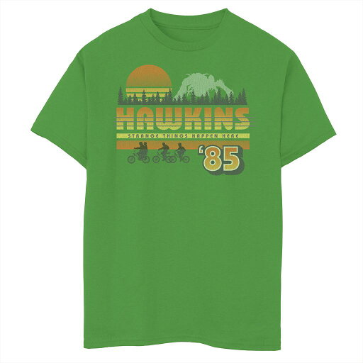 【★Fashion THE SALE★7/12午前10時迄】キャラクター グラフィック Tシャツ 【 LICENSED CHARACTER STRANGER THINGS HAWKINS STRANGE 85 RETRO GRAPHIC TEE / KELLY 】 キッズ ベビー マタニティ トップス カットソー 【★Fashion THE SALE★7/12午前10時迄】キャラクター グラフィック Tシャツ 【 LICENSED CHARACTER STRANGER THINGS HAWKINS STRANGE 85 RETRO GRAPHIC TEE / KELLY 】 キッズ ベビー マタニティ トップス カットソー
