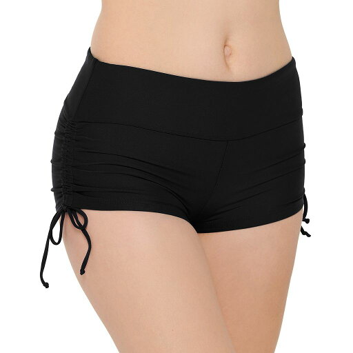 【★Fashion THE SALE★7/12午前10時迄】ショーツ ハーフパンツ 黒色 ブラック 水着 【 FRESHWATER RUCHED-SIDE SWIM SHORTS / BLACK 】 レディースファッション 【★Fashion THE SALE★7/12午前10時迄】ショーツ ハーフパンツ 黒色 ブラック 水着 【 FRESHWATER RUCHED-SIDE SWIM SHORTS / BLACK 】 レディースファッション