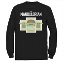 【★Fashion THE SALE★7/12午前10時迄】キャラクター Tシャツ スターウォーズ 【 LICENSED CHARACTER STAR WARS THE MANDALORIAN CHILD CARTOON PANELS TEE / 】 メンズファッション トップス カットソー