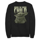 【★Fashion THE SALE★7/12午前10時迄】キャラクター スウェットシャツ トレーナー スターウォーズ 【 LICENSED CHARACTER STAR WARS THE MANDALORIAN CHILD PORTRAIT SWEATSHIRT / 】 メンズファッション トップス