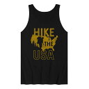 キャラクター タンクトップ 黒色 ブラック 【 LICENSED CHARACTER HIKE THE USA TANK / BLACK 】 メンズファッション トップス