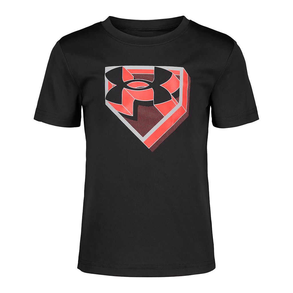 UNDER ARMOUR ベースボール グラフィック Tシャツ 黒色 ブラック アンダーアーマー 【 S 47 BASEBALL HOMEPLATE DIMENSIONS GRAPHIC TEE BLACK 】