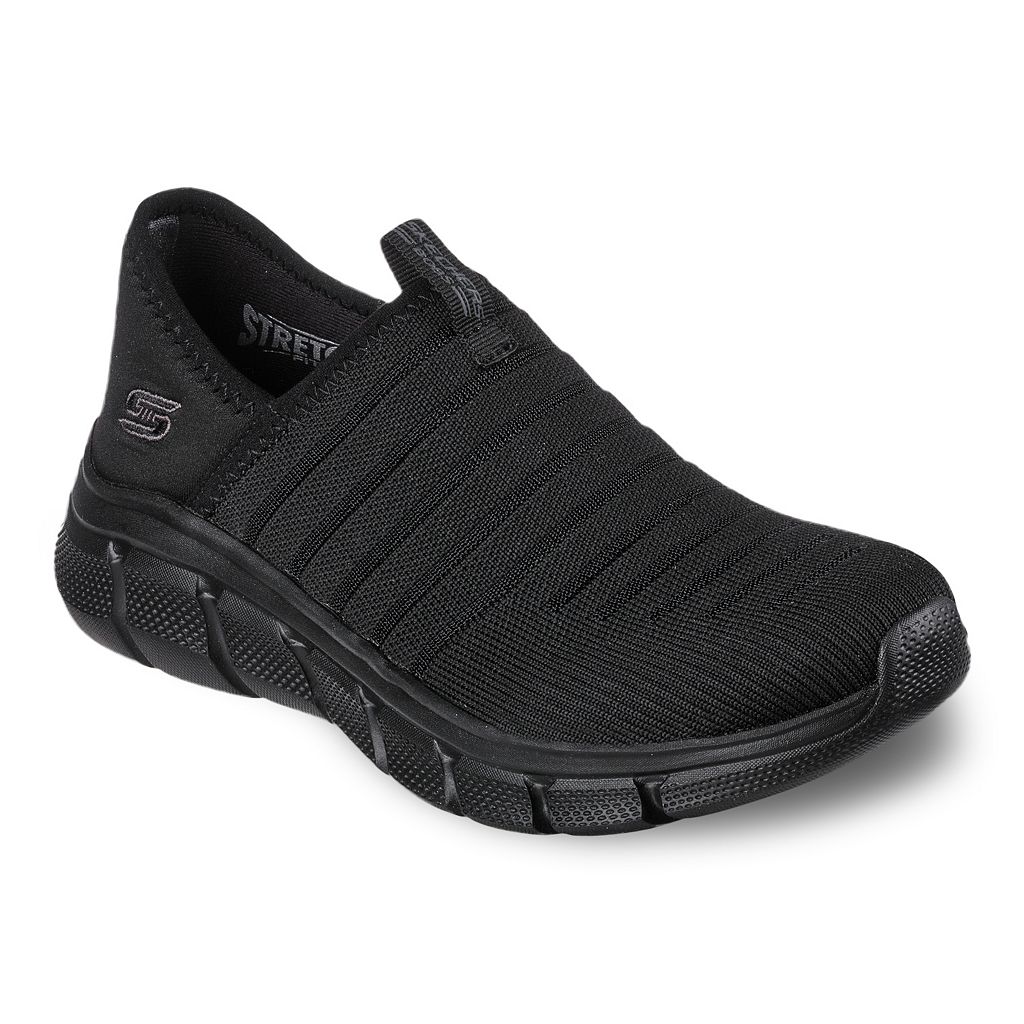 スケッチャーズ ボブズ スリッポン スニーカー 運動靴 黒色 ブラック スニーカー 【 SLIPON SKECHERS BOBS BY B FLEX GROOVE BREEZE SHOES BLACK 】