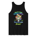 キャラクター タンクトップ 黒色 ブラック 【 LICENSED CHARACTER RUGRATS REPTAR BAR TANK / BLACK 】 メンズファッション トップス