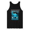 キャラクター 青色 ブルー タンクトップ 黒色 ブラック 【 LICENSED CHARACTER RUGRATS CHUCKIE BLUE TANK / BLACK 】 メンズファッション トップス