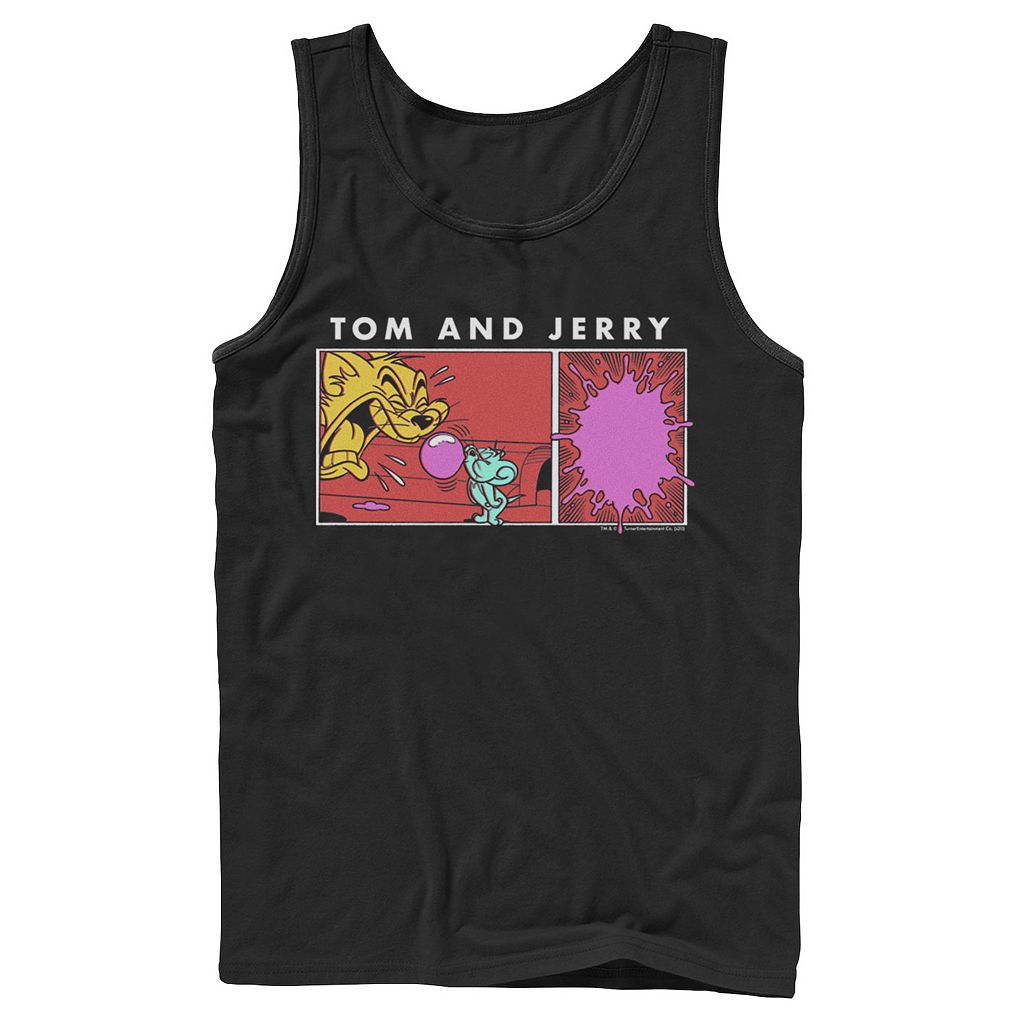 ブランド名Licensed Character性別mens (adult)商品名Tom And Jerry Bubble Gum Scene Portrait Panel Tank Topカラー/Black