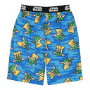 キャラクター ショーツ ハーフパンツ スターウォーズ 【 LICENSED CHARACTER S 616 THE MANDALORIAN LITTLE GROGU AKA YODA SLEEP SHORTS MULTI 】