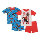 キャラクター ショーツ ハーフパンツ & 【 LICENSED CHARACTER S 410 SPIDERMAN SPIDEY ROCKS TOPS SHORTS PAJAMA SET MULTI 】