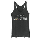 【★Fashion THE SALE★1/14迄】グラフィック タンクトップ 黒色 ブラック ヘザー 【 UNBRANDED MOTHER OF MONSTERS EYEBALL GRAPHIC TANK / BLACK HEATHER 】 キッズ ベビー マタニティ トップス