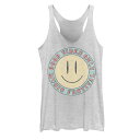 【★Fashion THE SALE★1/14迄】タンクトップ 白色 ホワイト ヘザー 【 UNBRANDED GOOD VIBES ONLY MUSIC FESTIVAL TANK TOP / WHITE HEATHER 】 キッズ ベビー マタニティ トップス