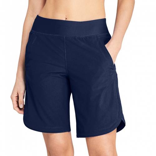 ランズエンド LANDS' END クイック ショーツ ハーフパンツ ディープ 紺色 ネイビー LANDS' ボードショーツ 水着 【 QUICK END DRY THIGHMINIMIZER WITH PANTY SWIM LONG DEEP SEA NAVY 】