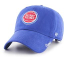 青色 ブルー デトロイト ピストンズ ロゴ '47 【 UNBRANDED BLUE DETROIT PISTONS MIATA CLEAN UP LOGO ADJUSTABLE HAT / PIS BLUE 】 バッグ キャップ 帽子 レディースキャップ 帽子 キャップ