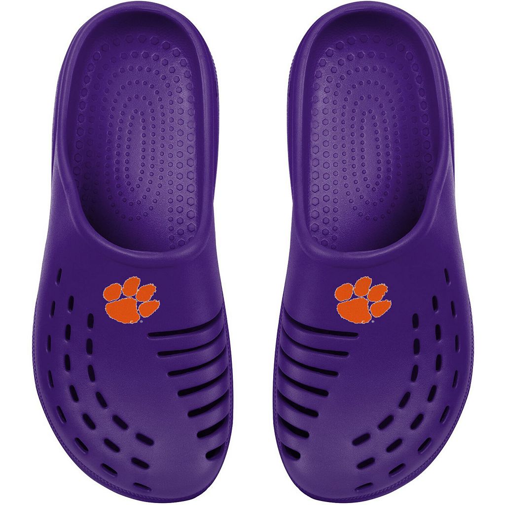 クレムソン タイガース 紫 パープル 【 UNBRANDED FOCO CLEMSON TIGERS MOLDED GARDEN CLOGS / CLM PURPLE 】 メンズ サンダル