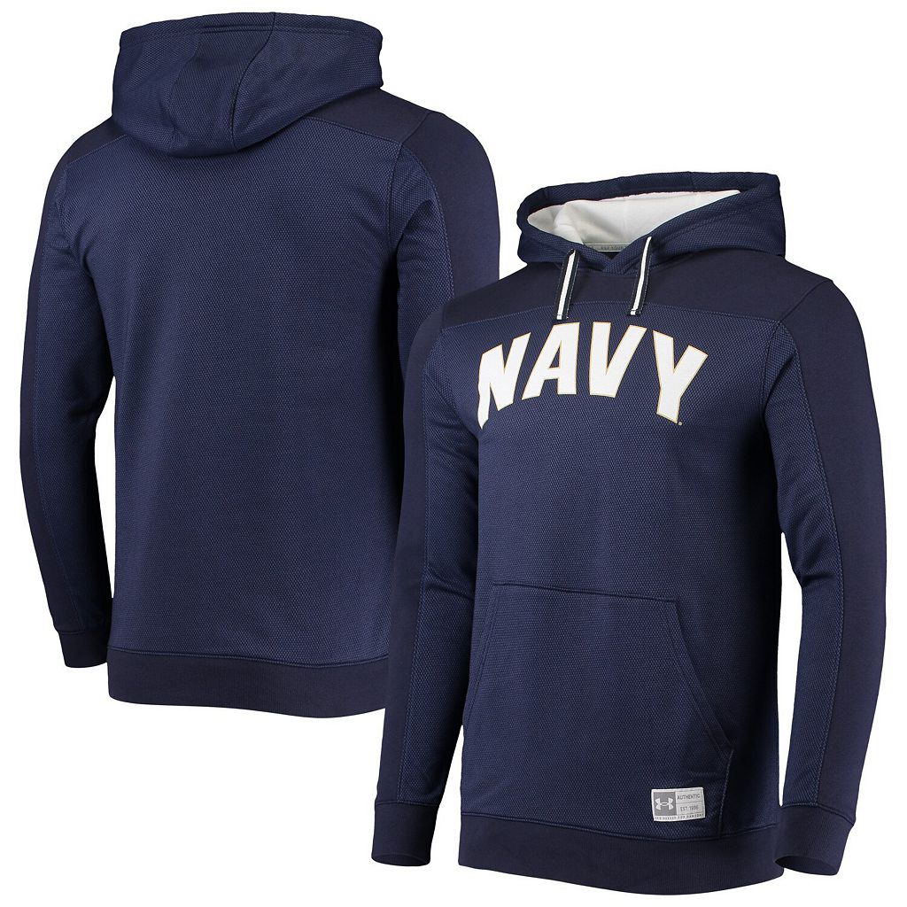 UNDER ARMOUR 紺色 ネイビー ミッドシップメン ゲーム フーディー パーカー アンダーアーマー 【 GAME NAVY DAY ALL NVY 】