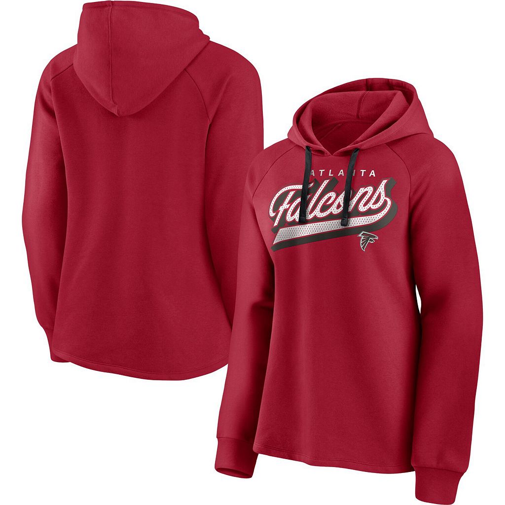 ファナティクス 赤 レッド アトランタ ファルコンズ ラグラン フーディー パーカー 【 FANATICS BRANDED RED ATLANTA FALCONS FIRST CONTACT RAGLAN PULLOVER HOODIE / FAL RED 】 レディースファッション トップス ス