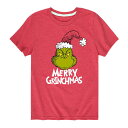 キャラクター クリスマス グラフィック Tシャツ 赤 レッド DR. SEUSS' 【 RED LICENSED CHARACTER THE GRINCH WHO STOLE CHRISTMAS MERRY GRINCHMAS GRAPHIC TEE 】