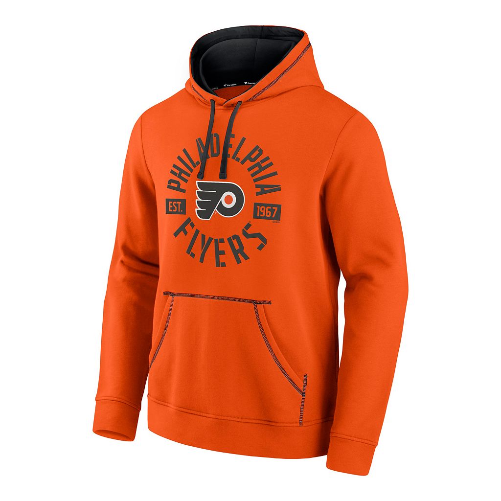 ファナティクス フィラデルフィア フライヤーズ フリース フーディー パーカー 橙 オレンジ 【 ORANGE FANATICS FLEECE HOODIE FLY 】