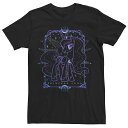 キャラクター ポニー プリンセス アート Tシャツ 黒色 ブラック 【 LICENSED CHARACTER MY LITTLE PONY PRINCESS LUNA LINE ART PORTRAIT TEE / BLACK 】 メンズファッション トップス カットソー