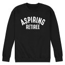 LN^[ XEFbgVc g[i[ F ubN y LICENSED CHARACTER ASPIRING RETIREE SWEATSHIRT / BLACK z Yt@bV gbvX TVc Jbg\[