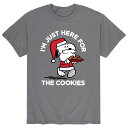 キャラクター Tシャツ 【 LICENSED CHARACTER PEANUTS HERE FOR COOKIES TEE / 】 メンズファッション トップス カットソー