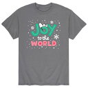 キャラクター Tシャツ 【 LICENSED CHARACTER PEANUTS JOY TO WORLD TEE / 】 メンズファッション トップス カット...