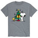 【★Fashion THE SALE★7/12午前10時迄】キャラクター クリスマス Tシャツ 【 LICENSED CHARACTER PEANUTS CHRISTMAS TREE TEE / 】 メンズファッション トップス カットソー