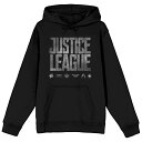 【★Fashion THE SALE★1/14迄】キャラクター ディーシー フーディー パーカー 黒色 ブラック 【 LICENSED CHARACTER DC COMIC BOOK JUSTICE HOODIE / BLACK 】 メンズファッション トップス スウェット トレーナー