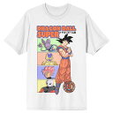 キャラクター ドラゴン Tシャツ 白色 ホワイト 【 LICENSED CHARACTER DRAGON BALL Z GOKU TEE / WHITE 】 メンズファッション トップス カットソー