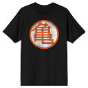 キャラクター ドラゴン Tシャツ 黒色 ブラック 【 LICENSED CHARACTER DRAGON BALL Z KAME HOUSE TEE / BLACK 】 メンズファッション トップス カットソー