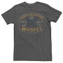 LN^[ re[W Be[W TVc F ubN y LICENSED CHARACTER AMERICAN VINTAGE WHISKEY SMALL BATCH EAGLE LABEL TEE / BLACK z Yt@bV gbvX Jbg\[