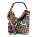 【★スーパーSALE★6/11午前2時迄】レザー バッグ 虹色 レインボー 【 AMERILEATHER FARZAN LEATHER TOTE BAG / RAINBOW 】 レディースバッグ(4)