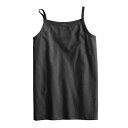 JUMPING BEANS 【 S 4-12 Essential Camisole 】 Black Luxe