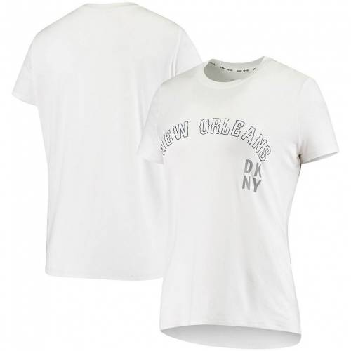 G-III ジースリー 白色 ホワイト ペリカンズ Tシャツ ニューオーリンズ 【 GIII DKNY SPORT WHITE THE PLAYERS TRIBLEND TSHIRT NOR 】 レディースファッション トップス Tシャツ カットソー