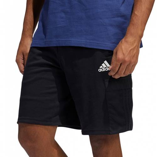 アディダス ADIDAS アディダス ゲーム カーゴ ショーツ ハーフパンツ 黒色 ブラック 白色 ホワイト カーゴショーツ 【 GAME ADIDAS AND GO BLACK WHITE 】 メンズファッション ズボン パンツ