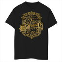 【★Fashion THE SALE★7/12午前10時迄】ハリーポッター グラフィック Tシャツ 黒色 ブラック 【 HARRY POTTER HUFFLEPUFF DARK DETAILED CREST GRAPHIC TEE / BLACK 】 キッズ ベビー マタニティ トップス カットソー